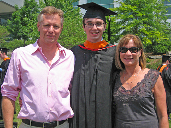 Graduation from Cornell University in 2010 with my dad and stepmother