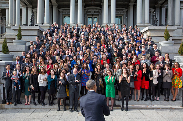 President Obama thanking the USDS in January 2017