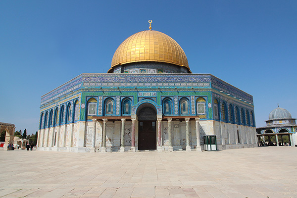 Temple Mount/Dome of the Rock in Jerusalem in 2018