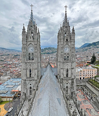Basílica del Voto Nacional in Quito, Ecuador in 2025