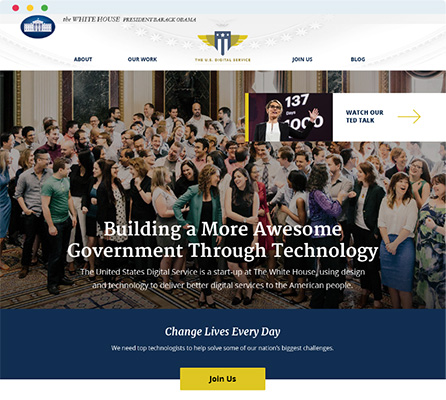 The first version of usds.gov